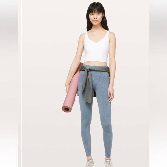 Lululemon Wunder Under High-Rise Tight 25" *Full-On Luxtreme Washed Moon Blue - Picture 1 of 10